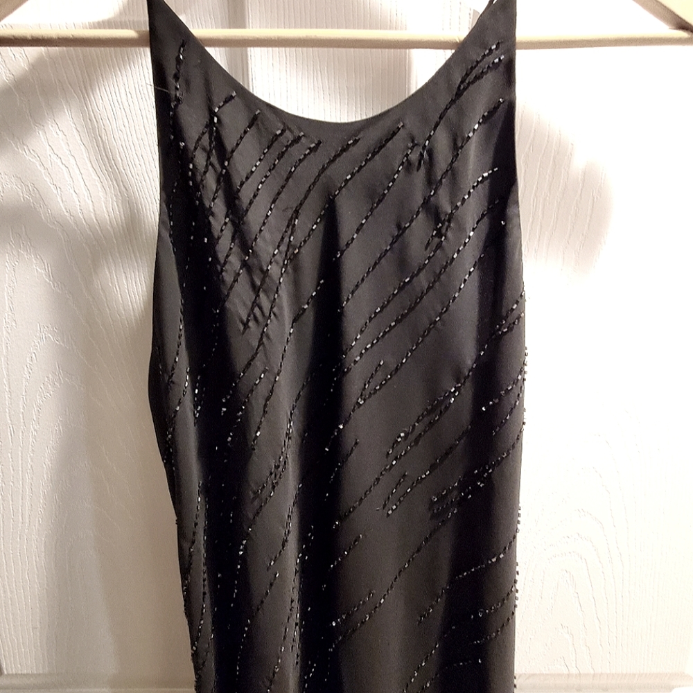 Black dressy maxi dress 12P